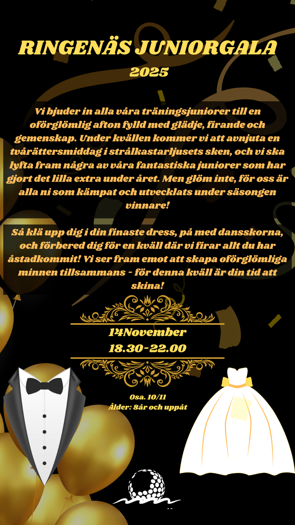 Gala Anmälan - Juniorgala 2025